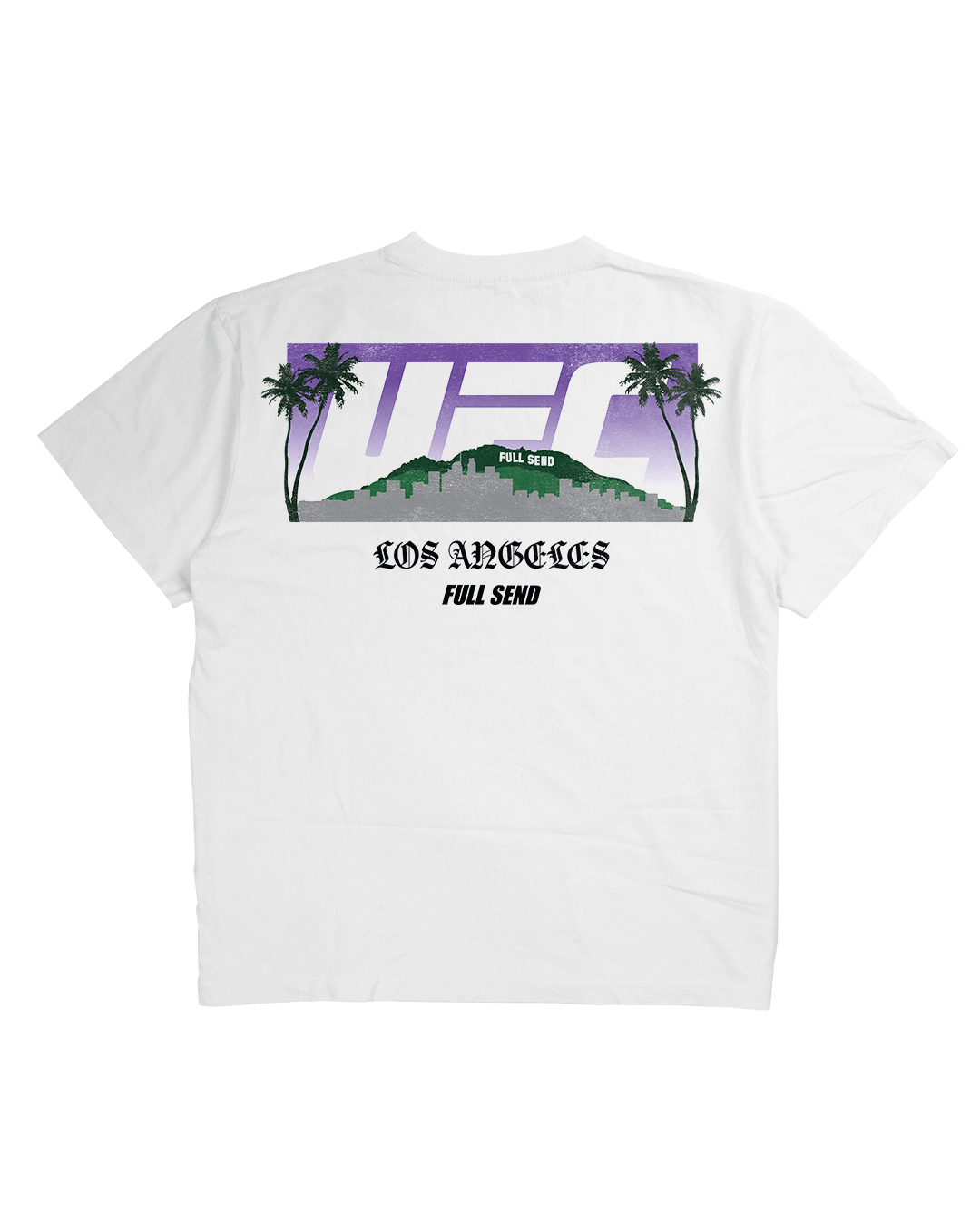 UFC LA Skyline Blanc White T-Shirt